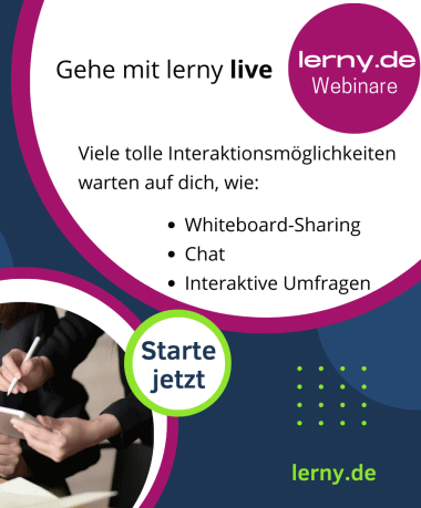 Gehe mit lerny live